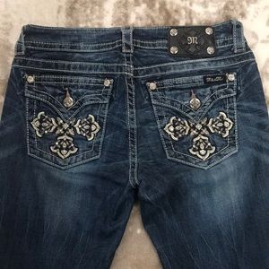 Miss Me Embellished Cross Bootcut Jeans
